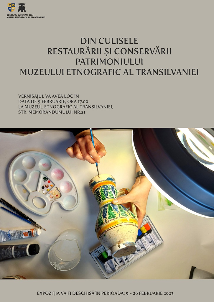 Expoziția restauratorilor de la Muzeul Etnografic al Transilvaniei [AUDIO/ FOTO]