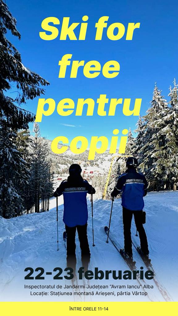 Ski for free pentru copii