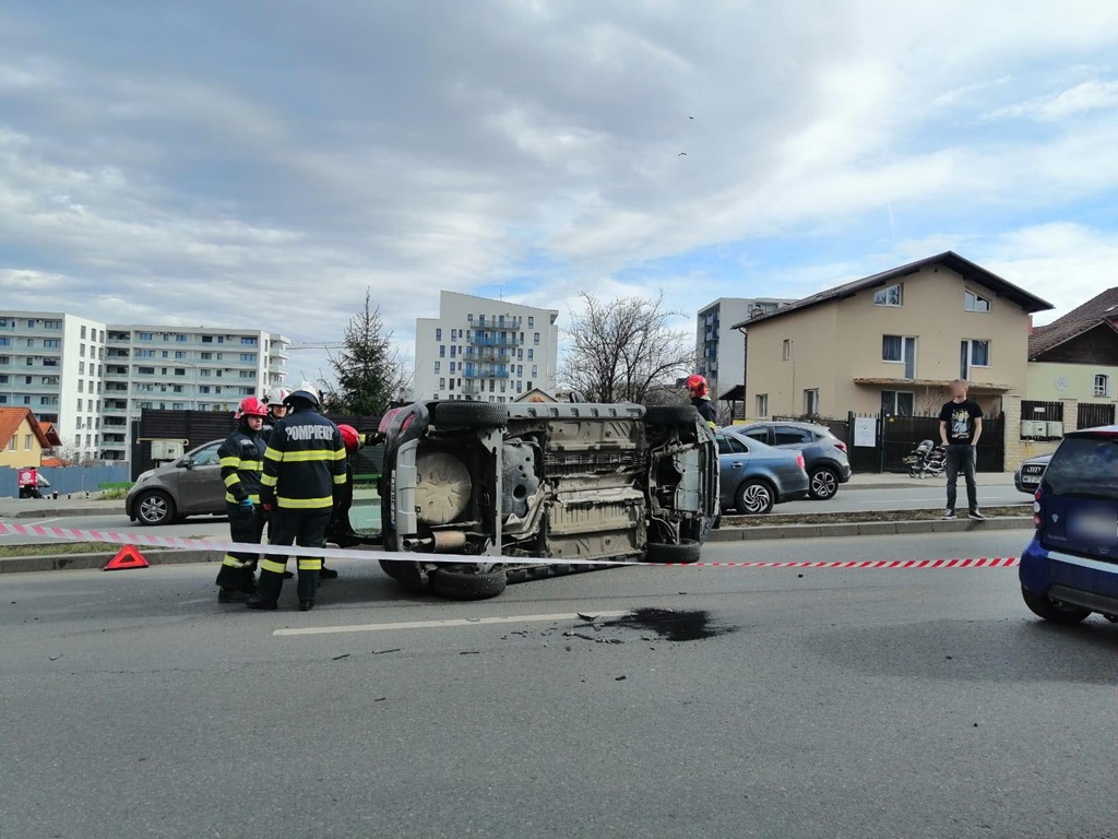 Accident rutier petrecut pe Calea Turzii