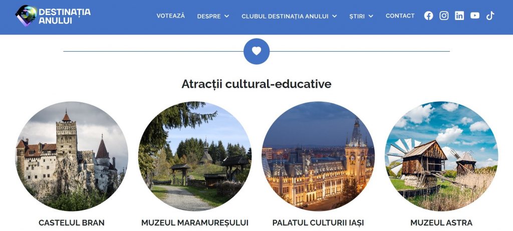 Muzeul Maramureșean, nominalizat pentru titlul “Destinația anului 2023”