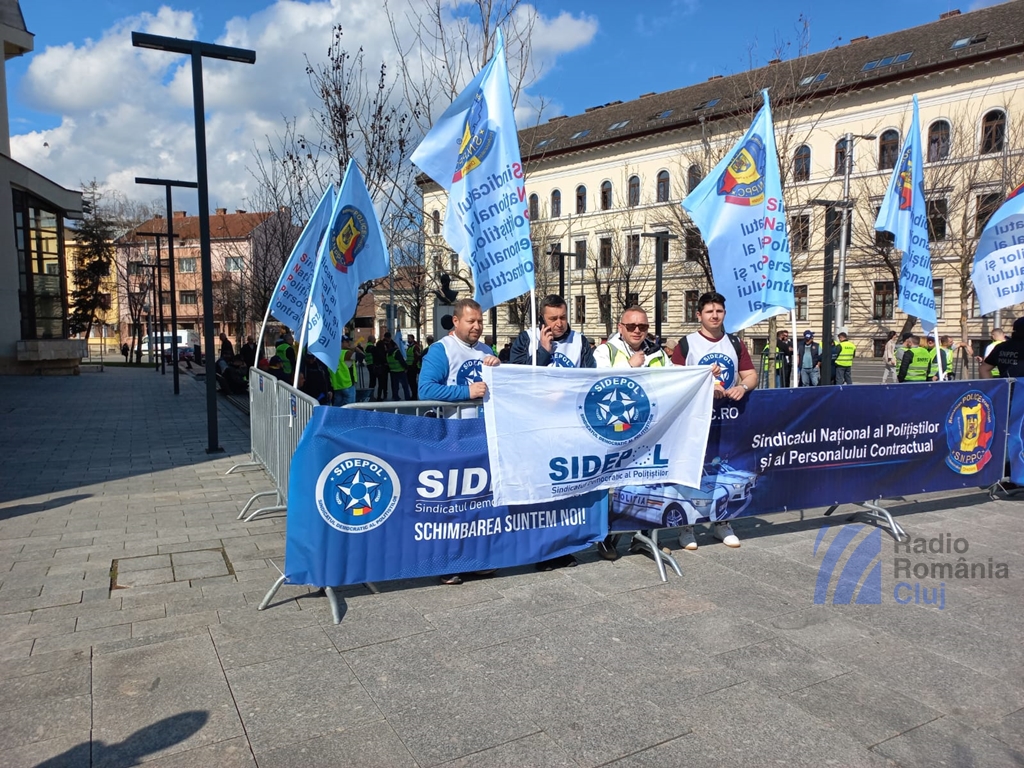 Sindicatul Naţional al Poliţiştilor a anunţat proteste pentru astăzi şi mâine [AUDIO]