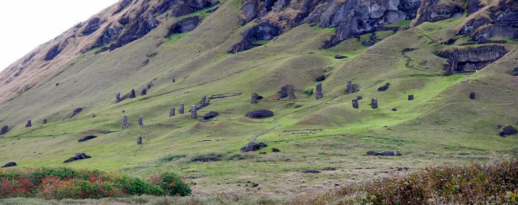 O nouă statuie moai a fost descoperită pe Insula Paștelui