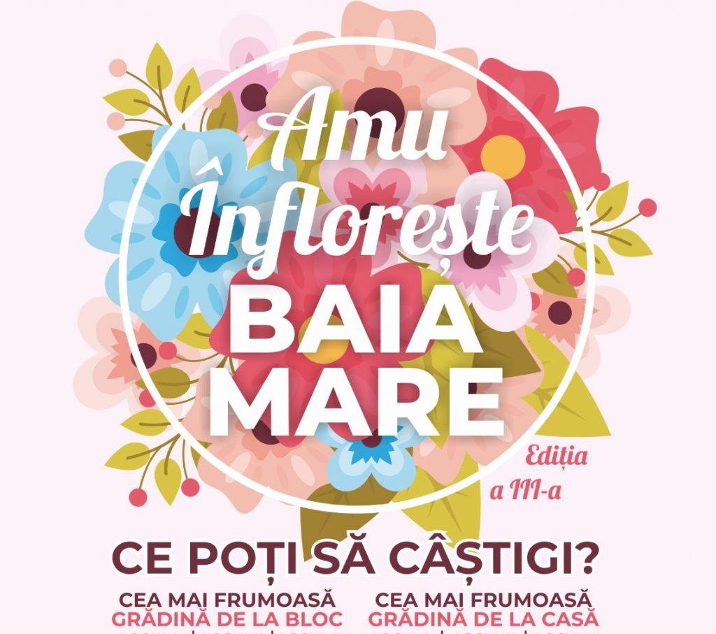 Maramureș – Concursul ”AMU înflorește Baia Mare!”, la a III-a ediție