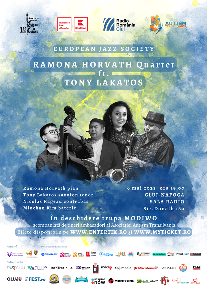 Ramona Horvath Quartet ft. Tony Lakatos, în concert la Sala Radio Cluj!