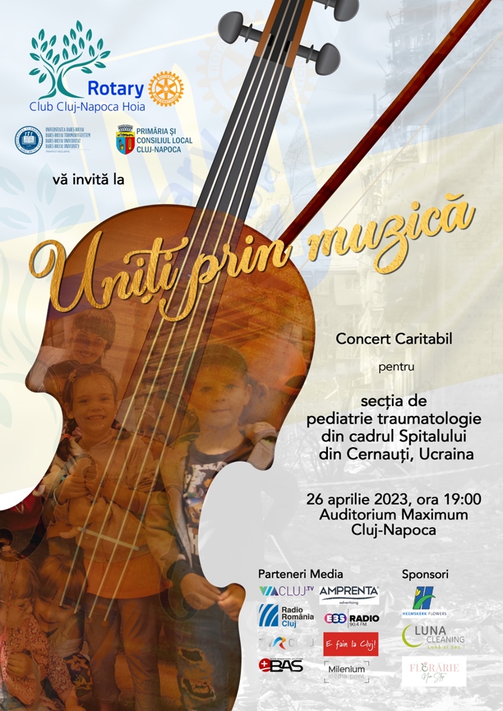 Concert caritabil în beneficiul secției de pediatrie a Spitalului din Cernăuți