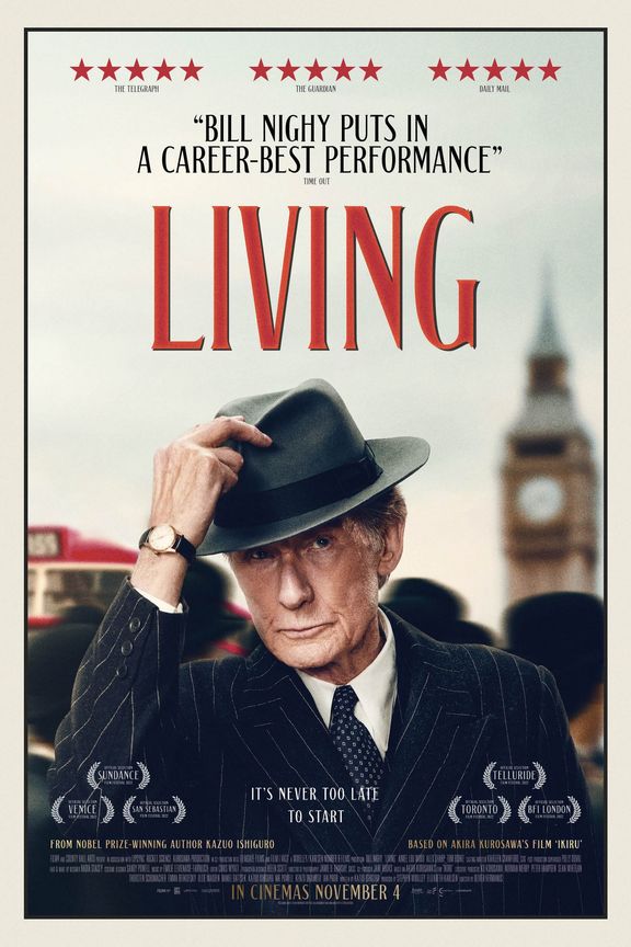 Filmul de weekend: Living (2022) – ce înseamnă să-ți trăiești viața?