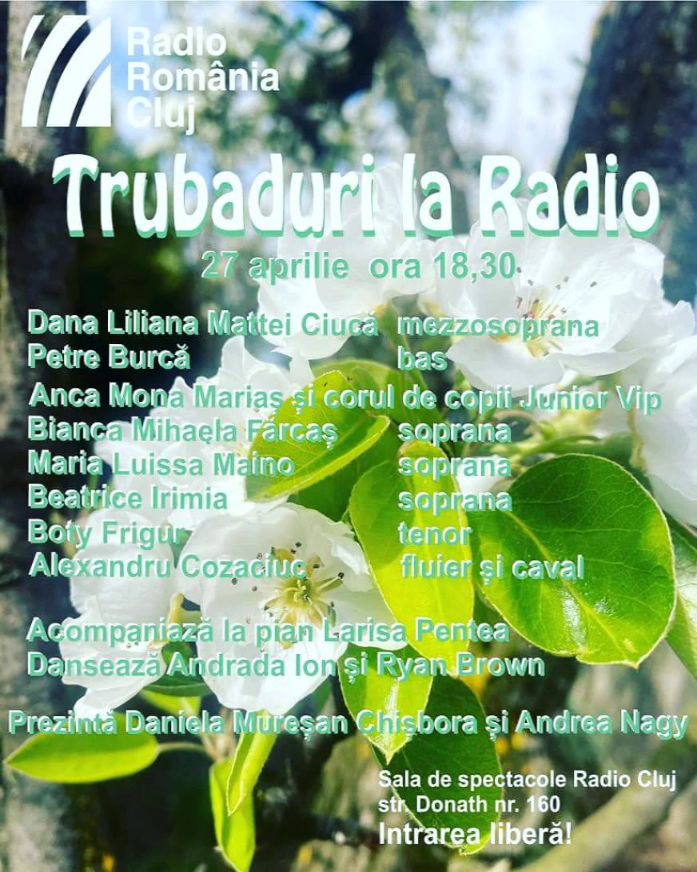 Radio Cluj te invită la concert!