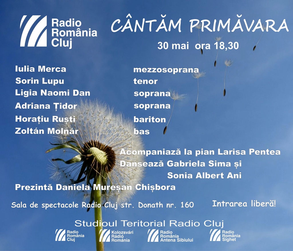 Cântăm primăvara – Spectacol la Radio Cluj