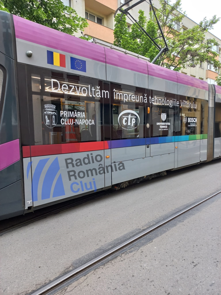 Tramvaiul care salvează vieți a fost testat în premieră la Cluj-Napoca [FOTO]