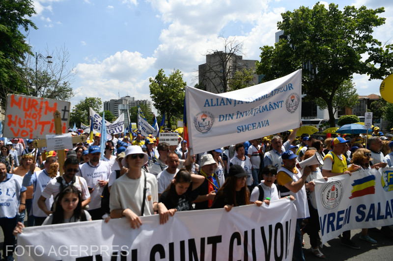 Protestele din Învățământ: destinația – Palatul Cotroceni! (UPDATE)