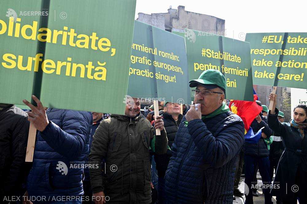 Proteste la Bruxelles: fermierii disperați cer suspendarea importului de cereale din Ucraina! [AUDIO]