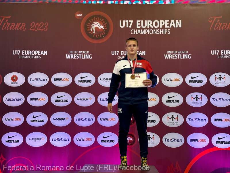 Medalie pentru David Metea la Campionatele Europene U17