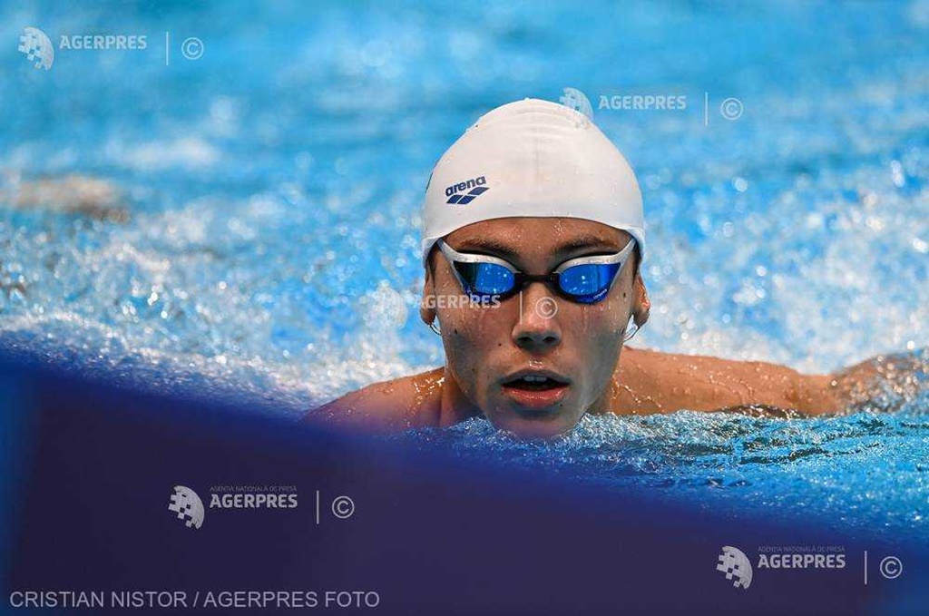 David Popovici este campion național în proba de 200 m liber