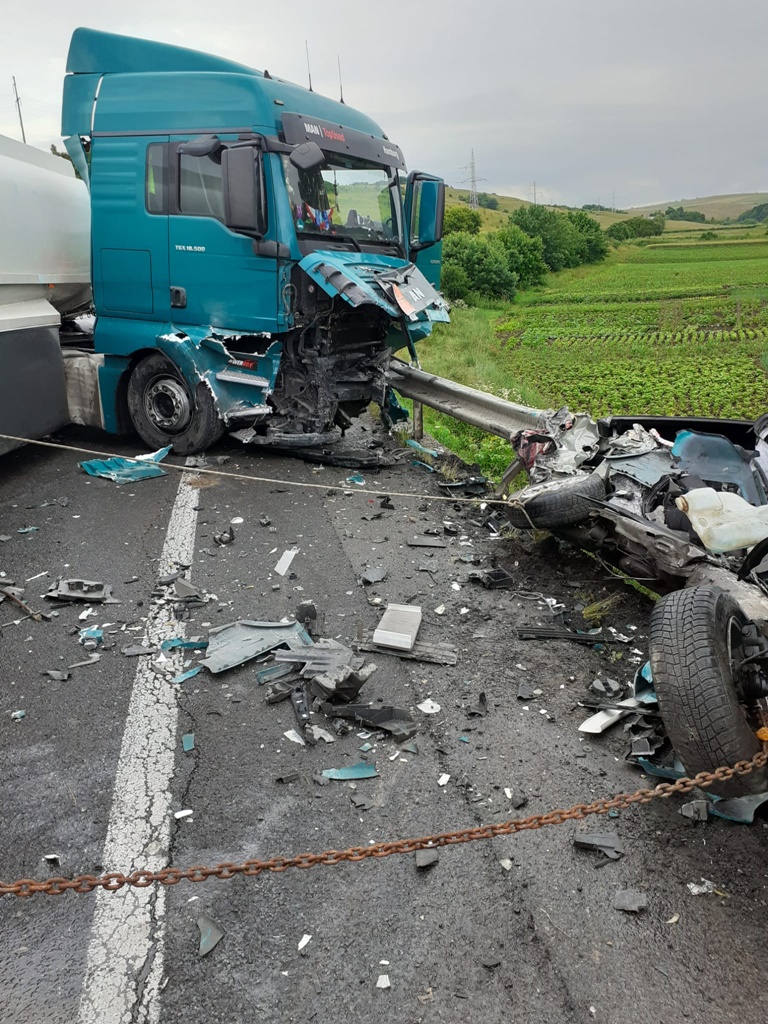 Accident tragic pe DN1 Cluj – Oradea [UPDATE/ FOTO]