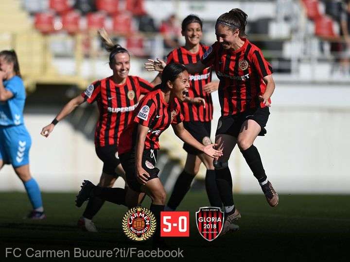 Universitatea Olimpia Cluj şi Carmen Bucureşti, în finala Cupei României la fotbal feminin