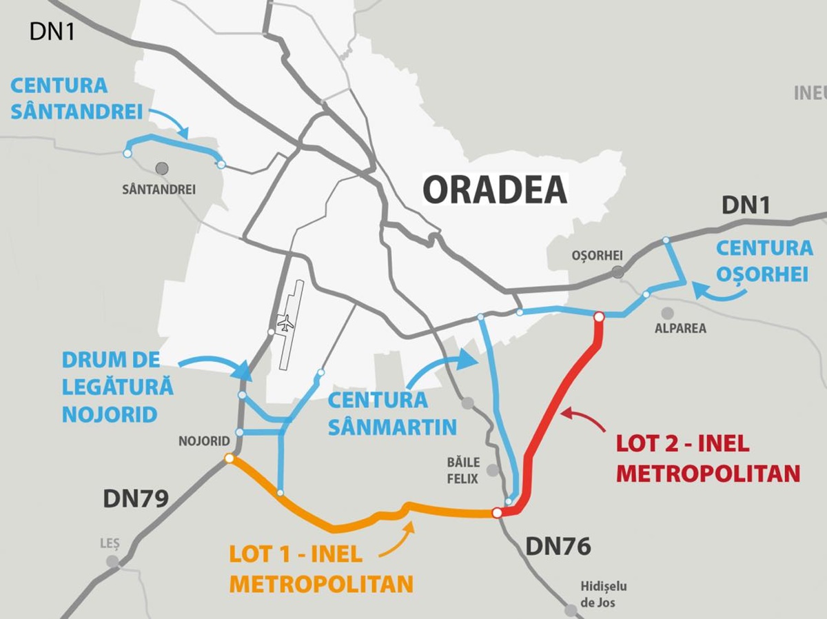 Lucrările la Inelul Metropolitan Oradea încep în luna august