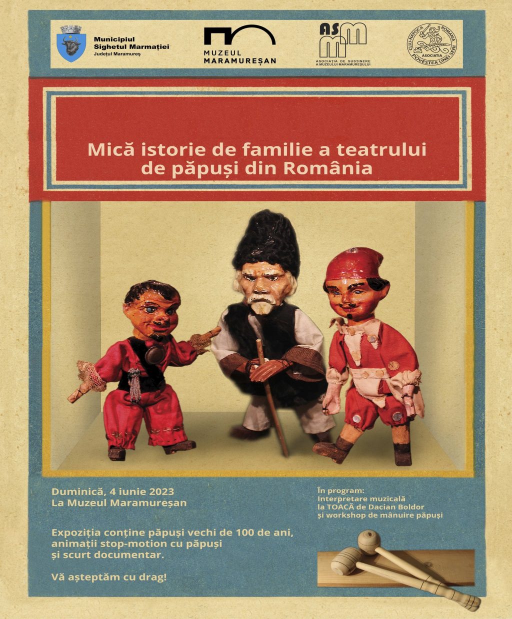 SIGHET – „Mica istorie de familie a teatrului de păpuși din România”