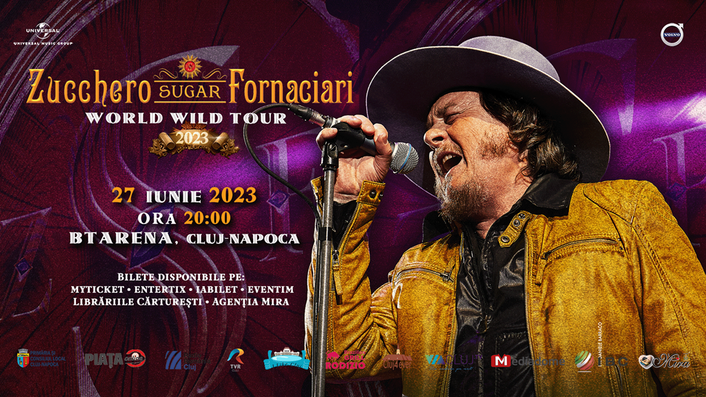 Zucchero nu va mai concerta în 2023 la Cluj-Napoca!