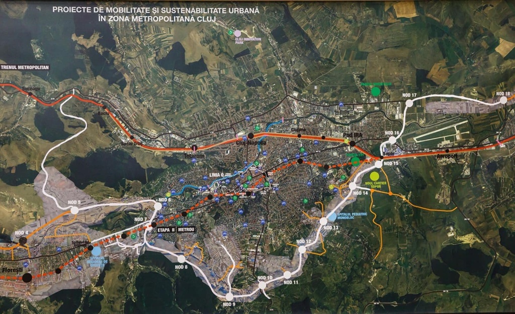 O nouă licitație pentru construirea centurii metropolitane Cluj