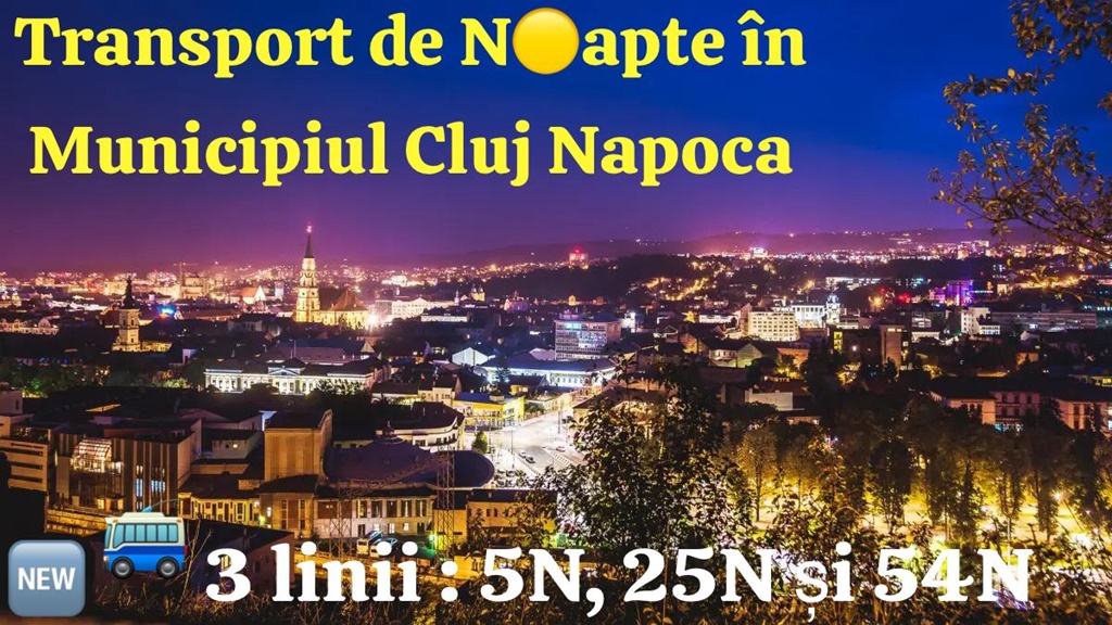 Transport de noapte în Cluj-Napoca