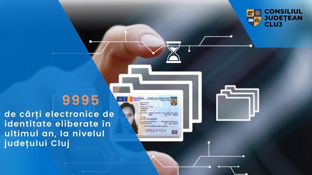 10.000 de cărți electronice de identitate eliberate în ultimul an