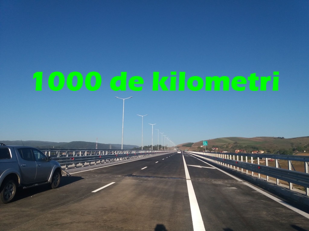 România va depăși în această toamnă borna celor 1.000 de kilometri de autostradă și drum expres