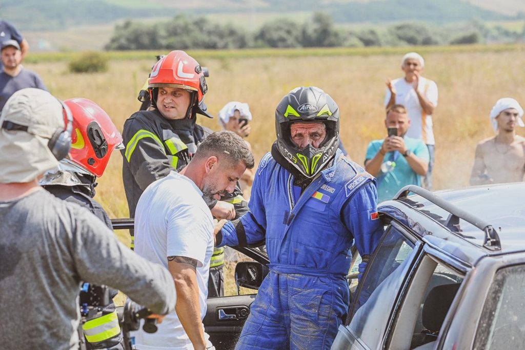 Cascadorie cu final fericit la Alba-Iulia! [FOTO/VIDEO]