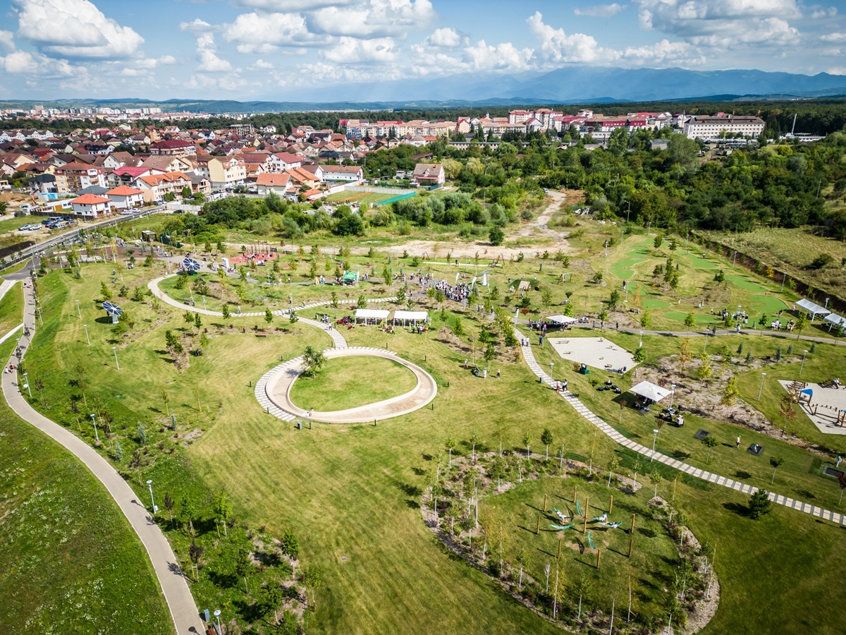 Primul parc amenajat integral în ultimii 30 de ani, la Sibiu