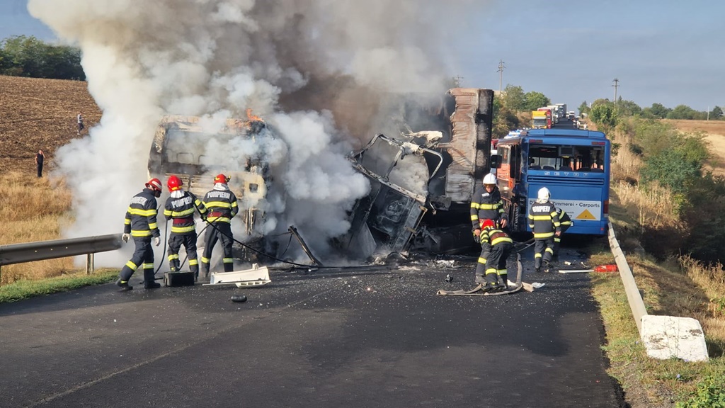 Grav accident de circulație în această dimineață [UPDATE]