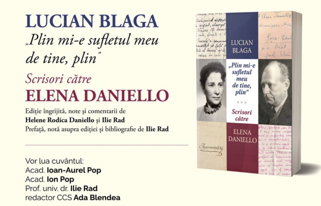 [AUDIO]: Lucian Blaga, „Plin mi-e sufletul meu de tine, plin”. Scrisori către Elena Daniello