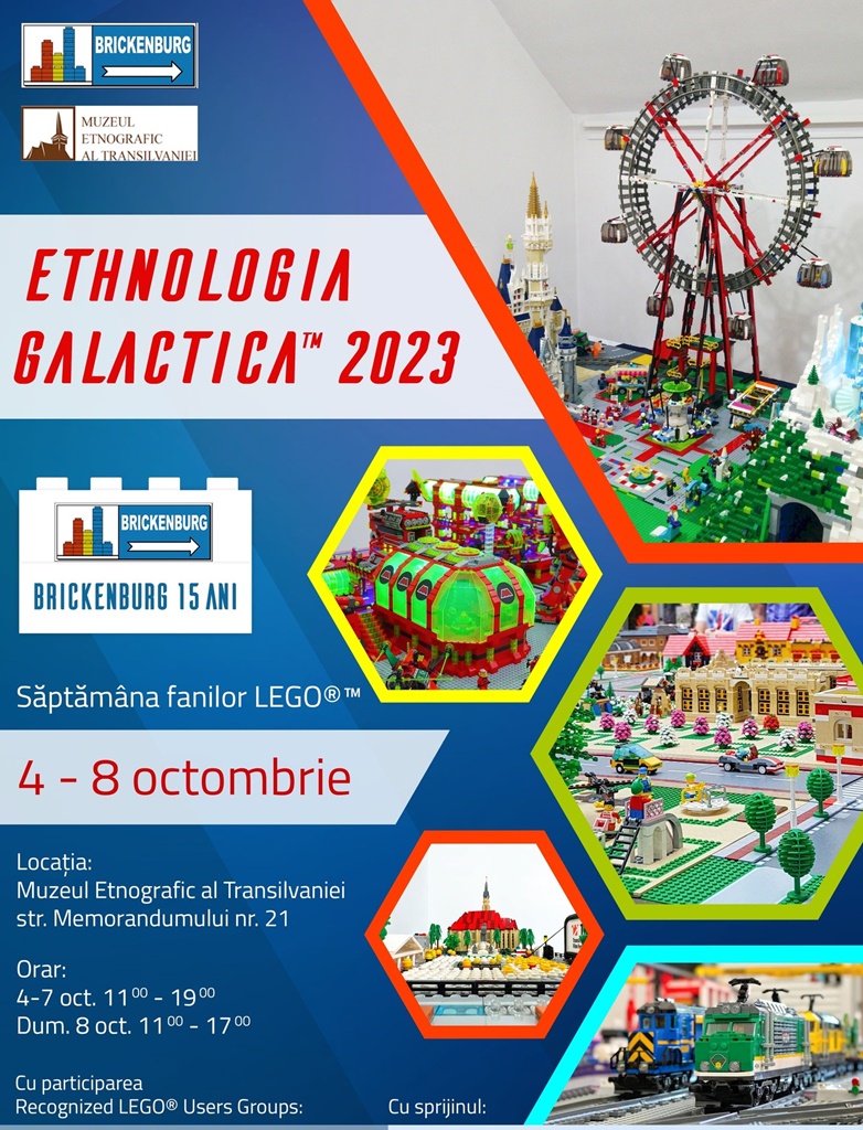 Fanii Lego își dau întâlnire la Muzeul Etnografic al Transilvaniei