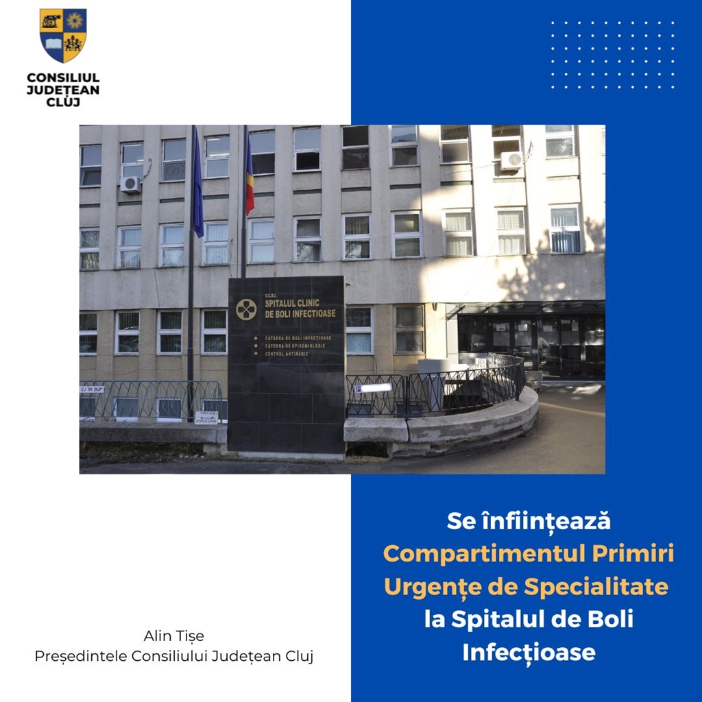 Se înființează Compartimentul Primiri Urgențe la Spitalul de Infecțioase