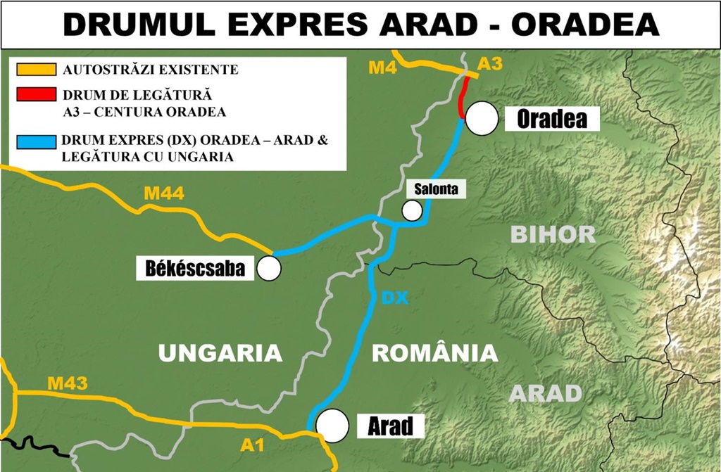 Modificări la proiectul drumului expres Arad-Oradea!