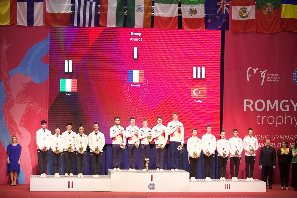 Medalii la Cupa Mondială de gimnastică aerobică