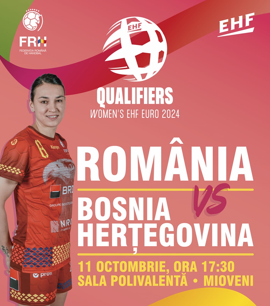 România – Bosnia-Herţegovina, la handbal feminin