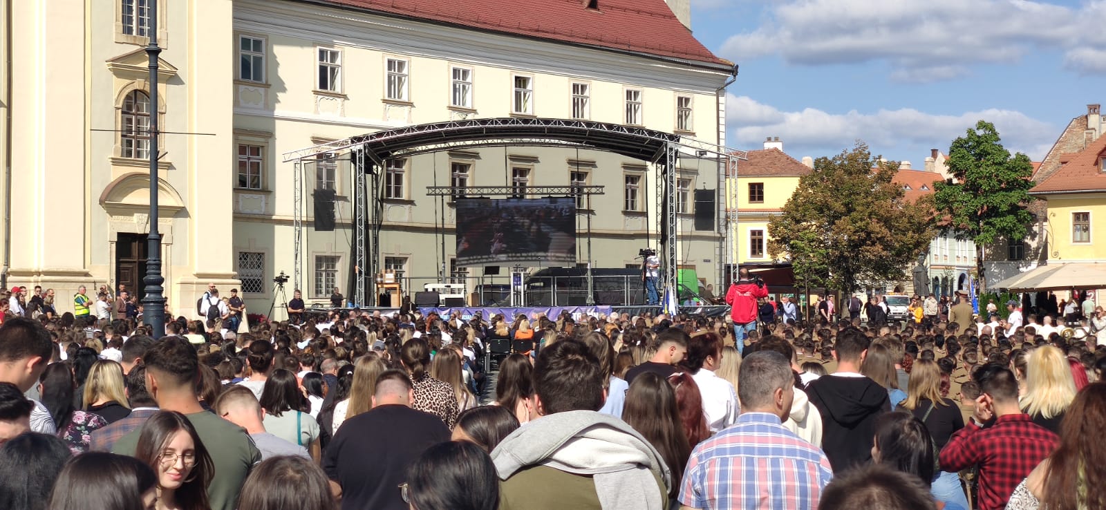 Emoție și speranță la deschiderea anului universitar, la Sibiu [AUDIO]