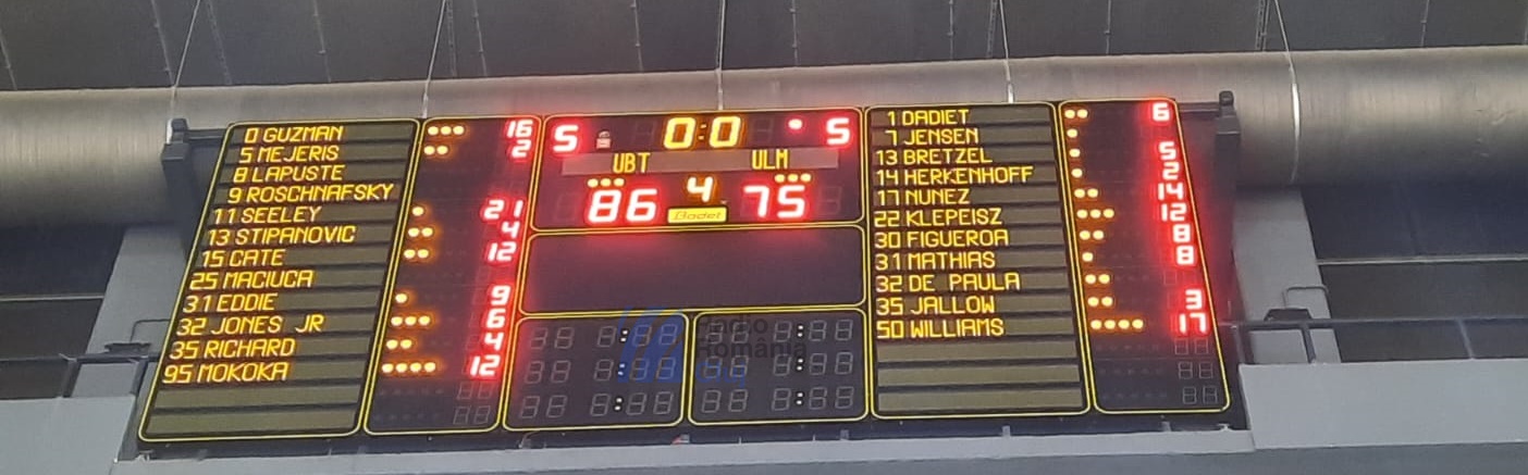 U-BT continuă evoluțiile excelente din EuroCup