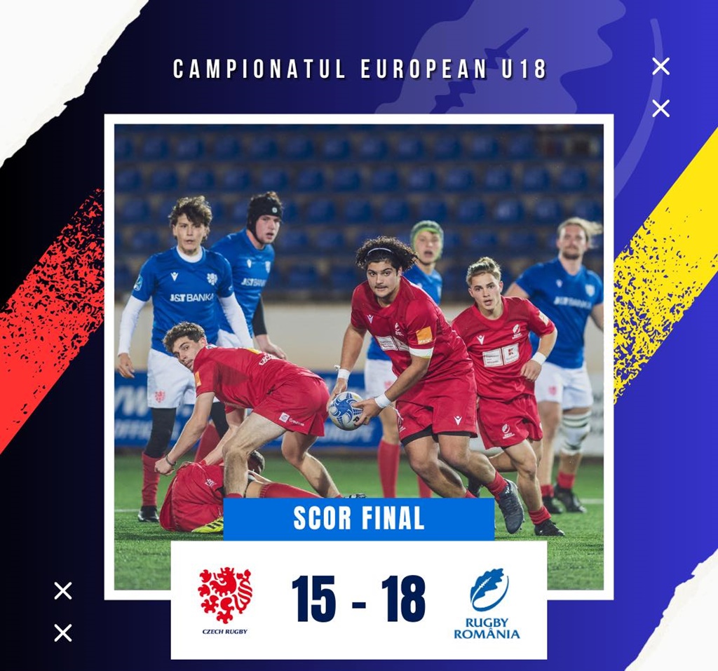 România poate încheia pe locul cinci Campionatul European de rugby U18