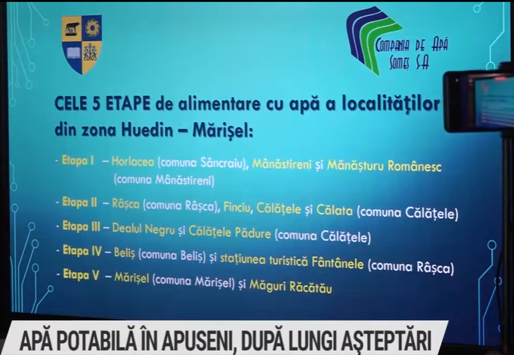 Se extinde alimentarea cu apă potabilă în zona de munte a județului Cluj [AUDIO]