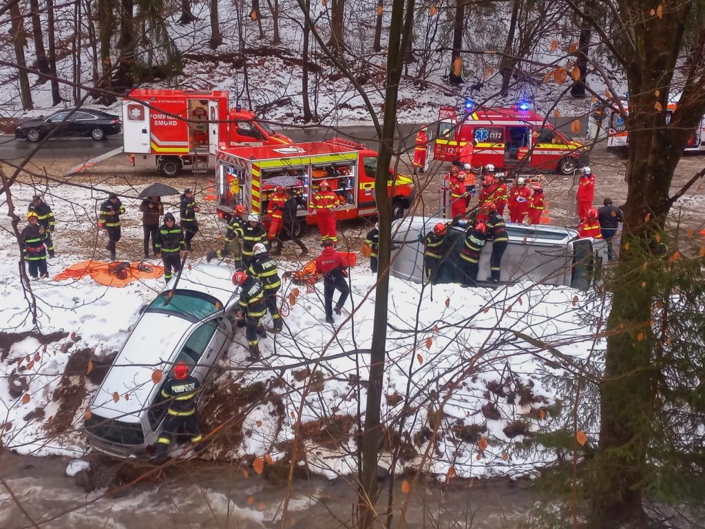 Exercițiu amplu desfășurat de ISU Maramureș / FOTO