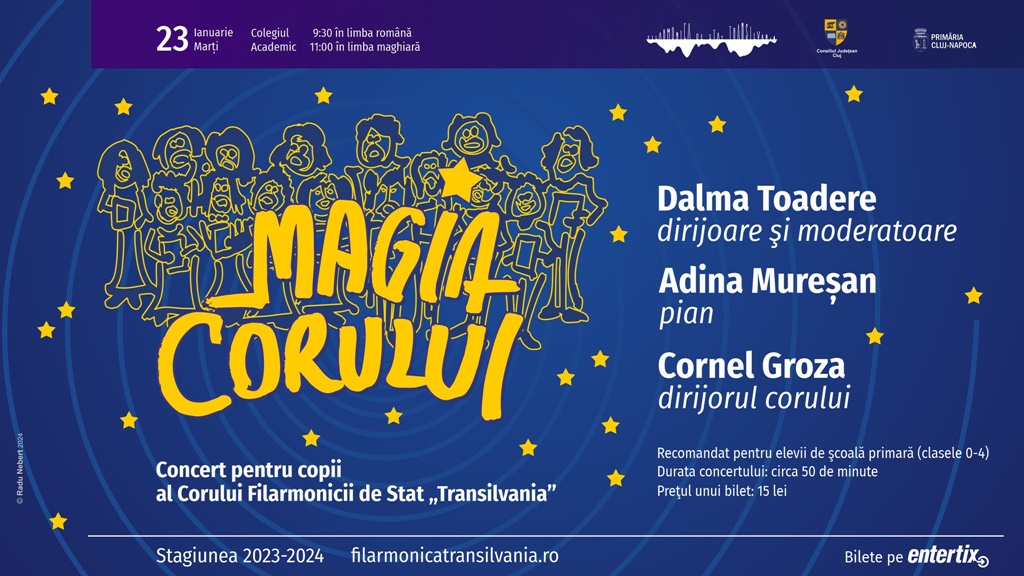 Se reiau concertele educative la filarmonica clujeană