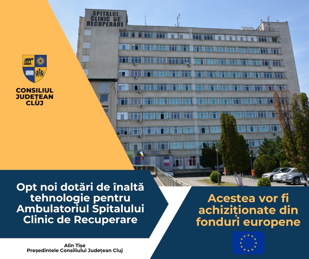 Dotări de înaltă tehnologie pentru Ambulatoriul Spitalului Clinic de Recuperare