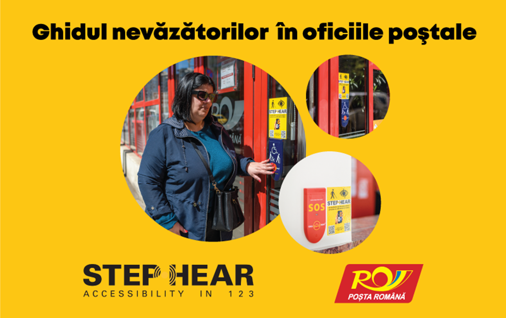 Oficiul poştal nr. 1 din Cluj-Napoca, accesibilizat cu sistemul Step Hear