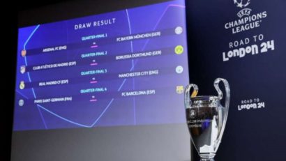 Real Madrid şi Manchester City, meciul cap de afiş al sferturilor de finală ale Ligii Campionilor