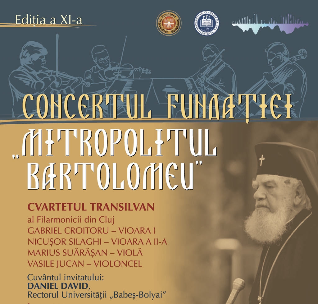 Concert de gală al Fundaţiei „Mitropolitul Bartolomeu”