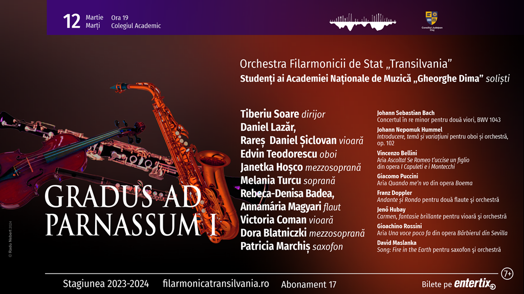 Gradus ad Parnassum I, la Filarmonica de Stat Transilvania