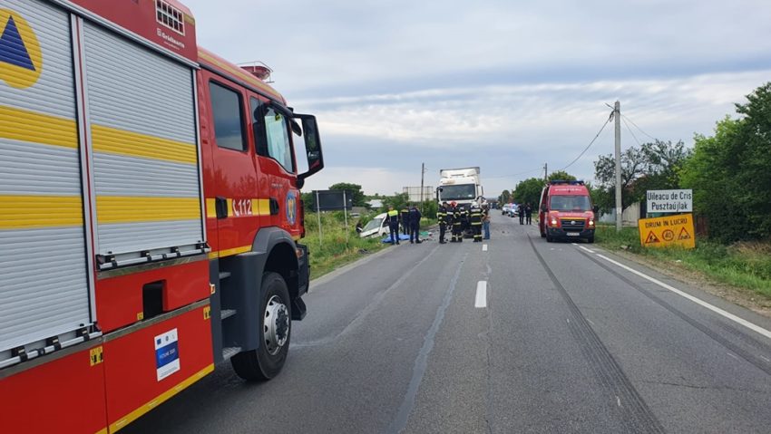 Patru morți într-un accident rutier la Uileacu de Criș