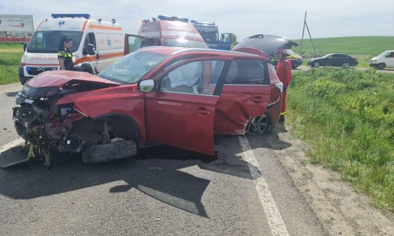 Accident cu patru răniți pe DN19 A