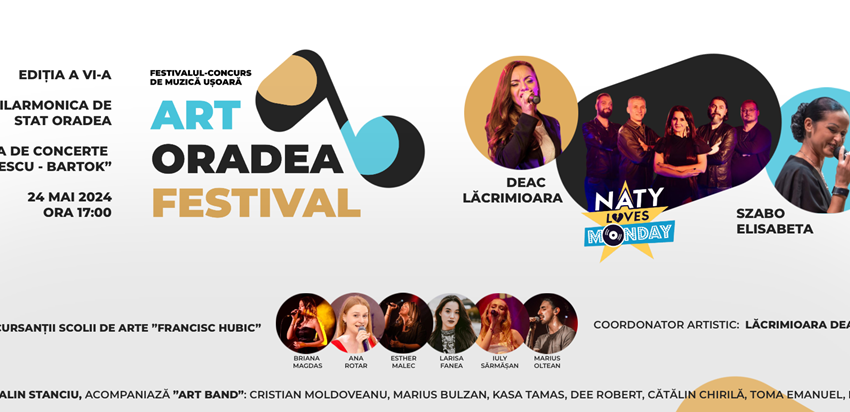 Voci din întreaga țară se vor întrece la „Art Oradea Festival”