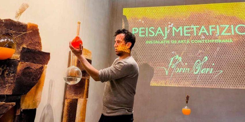 Peisaj Metafizic – artă contemporană din faguri de miere | FOTO